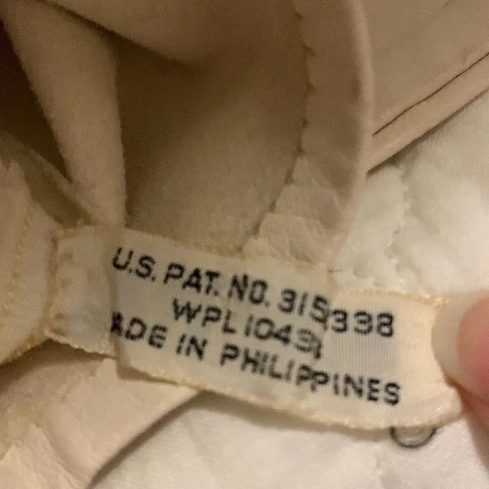 Vintage White Kidskin Leather Gloves‎